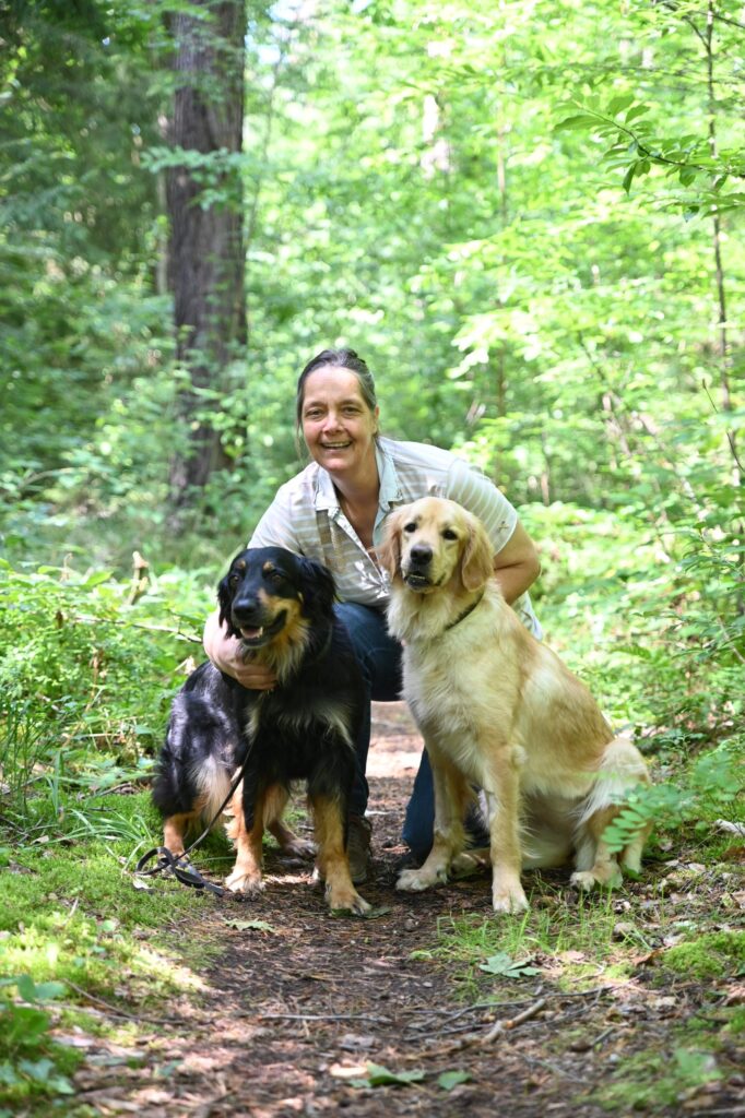 Silke mit Cosy und Neele